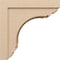 Ekena Millwork 12"W x 24"D x 24"H Classic Warren Rough Cedar Woodgrain TimberThane Corbel, Primed Tan CORUR12X24X24WARRCPR - alternate 4